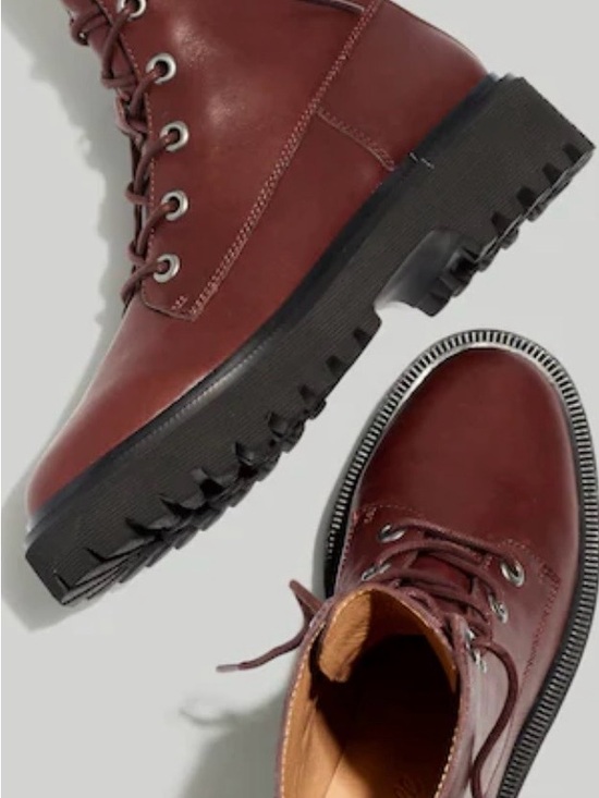 Madewell Shoes - Madewell The Rayna Lace Up Boots